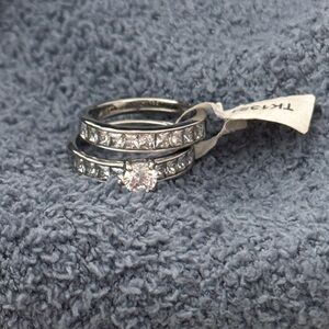 TUSK Jewelry Wedding Ring Set